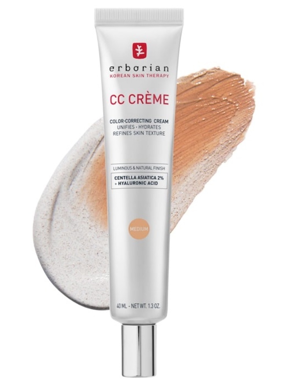 Erborian CC Crรจme Color-Correcting Cream - Medium, Hydrating Finish